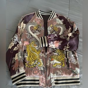 ZARA Embroidered Bomber Limited Edition